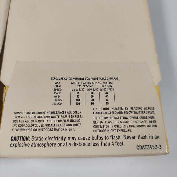 Vintage Flash Cubes Lot Westinghouse 4 Boxes 12 Camera Flashcubes 48 Flashes - Picture 5 of 12